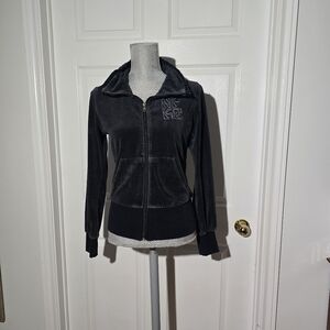 NIKE vintage Velour Zip Up